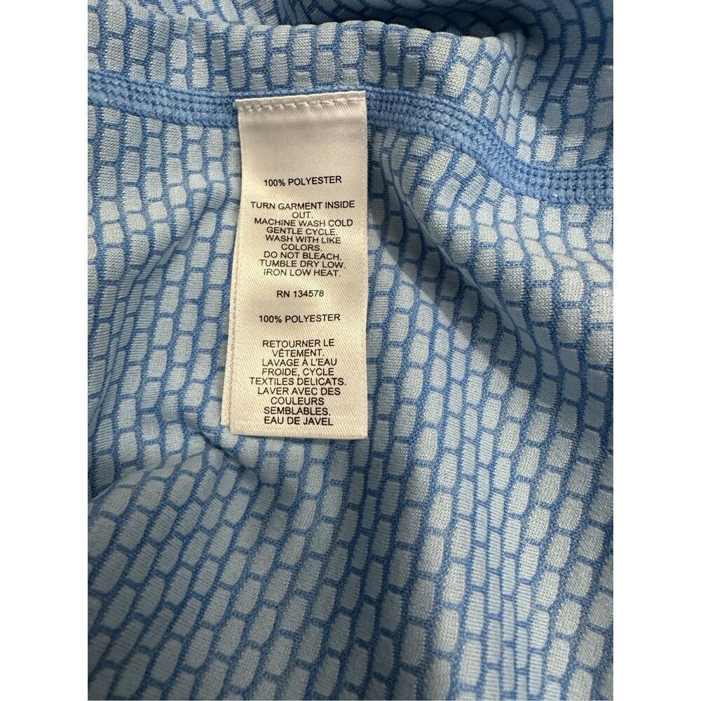 Vineyard Vines Performance long sleeve 1/4 zip blue shirt size XS #44-1724 - Picture 4 of 6